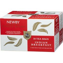 Чай черный Newby Indian Breakfast / Индийский Завтрак Пакетики для чашек (50 шт.)