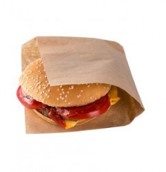 Бумажные уголки крафт для бургеров и сэндвичей M