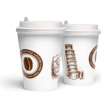 Бумажные стаканчики для кофе с логотипом